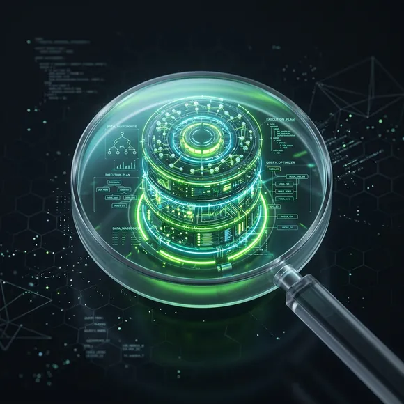 Abstract tech visualization